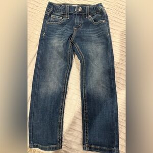 Denizen by Levi's Blue jeans and Tan jumping Beans top -  Size 4t